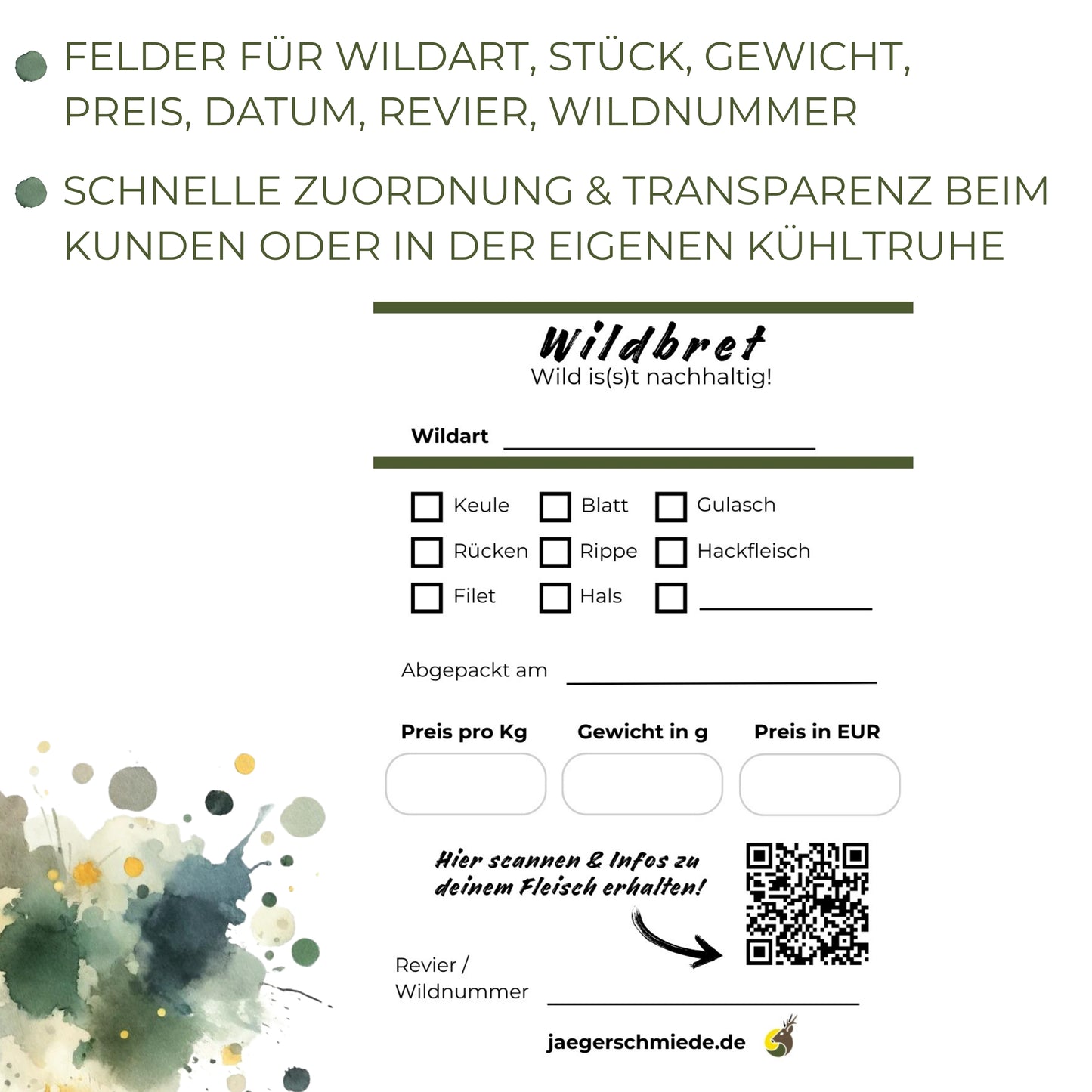 Wildaufkleber
