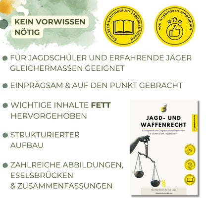 Extra Lernheft: "Jagd- und Waffenrecht" (9. Themengebiet)