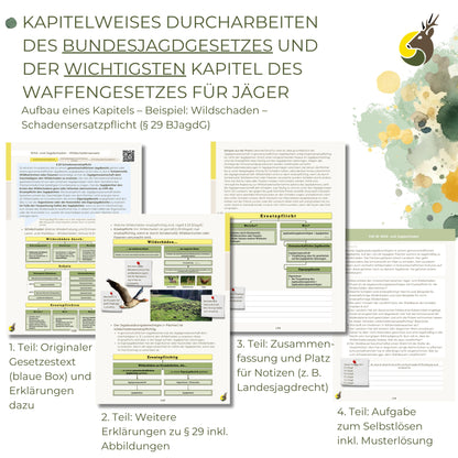 Extra Lernheft: "Jagd- und Waffenrecht" (9. Themengebiet)