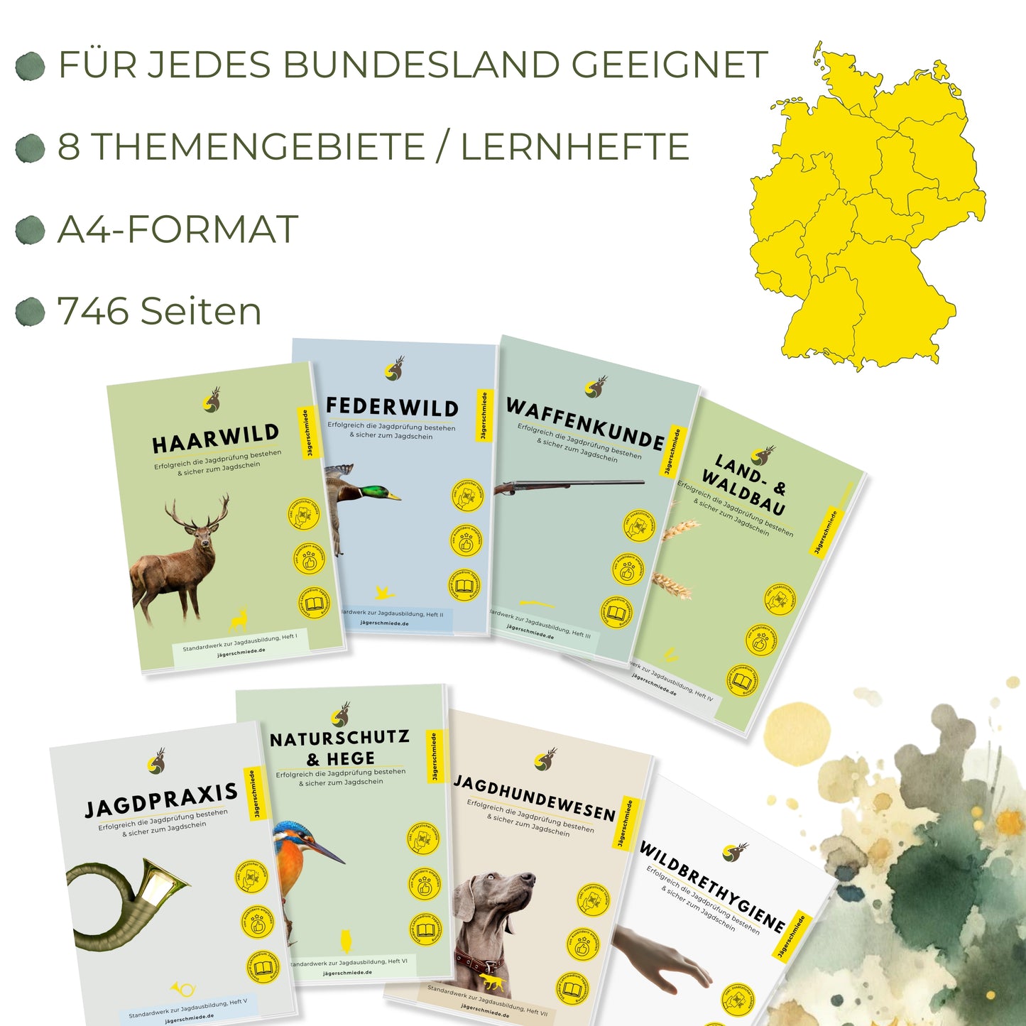 Lernhefte (8 Themengebiete)
