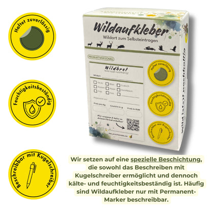 Wildaufkleber