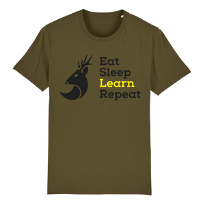 Jägerschmiede Shirt - "EatSleepLearnRepeat"