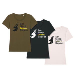 Jägerschmiede Shirt - "EatSleepLearnRepeat"- Girls