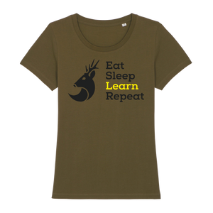 Jägerschmiede Shirt - "EatSleepLearnRepeat"- Girls